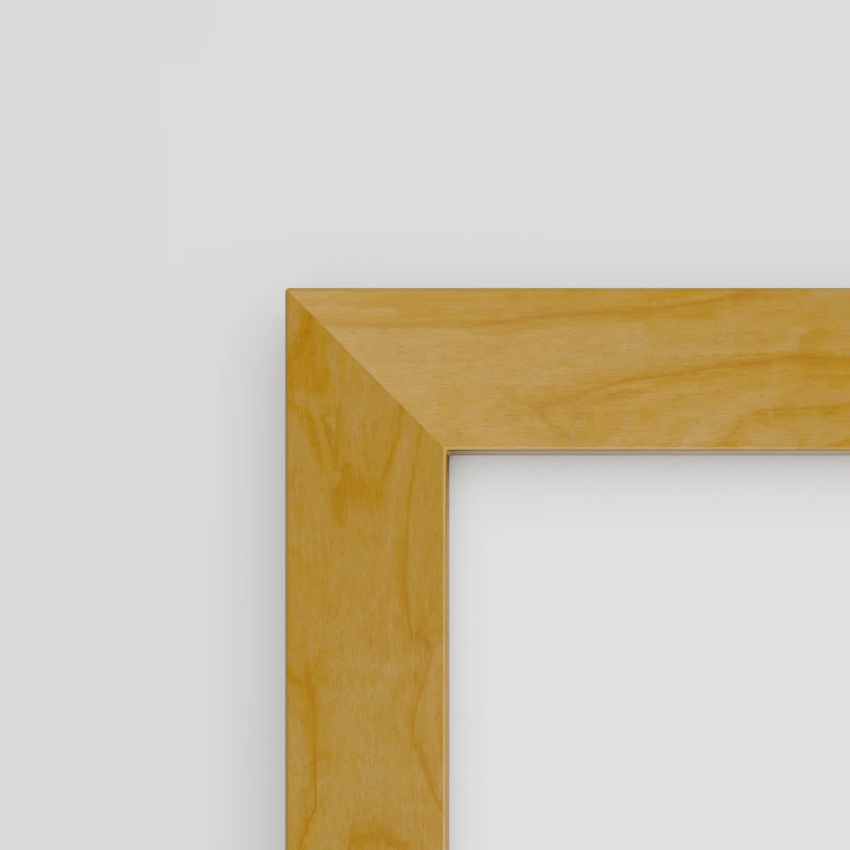 Ein schmaler Holzrahmen aus Eiche